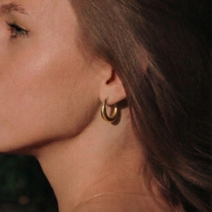 Boucles d'oreilles rondes