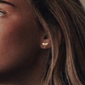 Boucles d'oreilles libellule